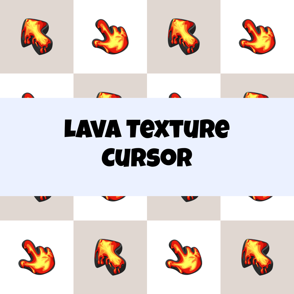 Preview Lava Texture cursor custom cursor pack